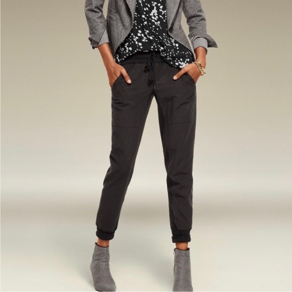 Cabi 3570 Marathon Utility Jogger Pants w/ Ribbed Accents | Charcoal | XS - Picture 1 of 10
